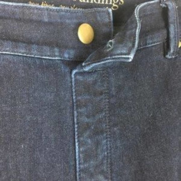 Soft Surroundings Pull on Denim Skinny Jean Large - Picture 6 of 8